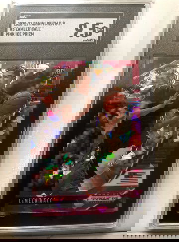 2020-21 Prizm Draft Pink Ice Lamelo Ball RC SGC 9.5