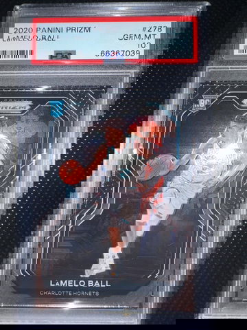 2020 Panini Prizm LaMelo Ball Rookie Hornets RC #278 PSA 10