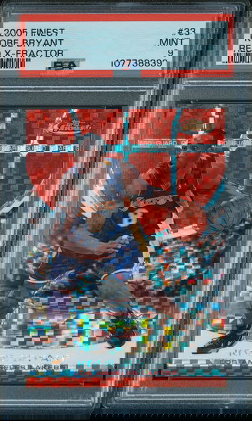 2005 Finest Kobe Bryant Red X-Fractor /139 PSA 9 Xfractor