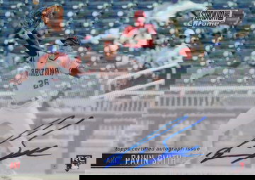 2021 Stadium Club Chrome Pavin Smith #SCCAV-PS RC Autograph