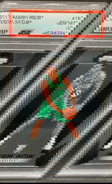 Jayson Tatum 2017 Panini Prizm #16 Rookie PSA 10