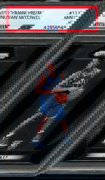 2017 Panini Prizm Donovan Mitchell PSA 9