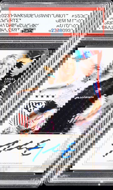 PSA 10 | 10 2023 Parkside USWNT One Nation One Team Julie Ertz Auto /100 POP 1 