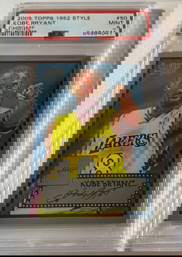 2005 Topps Chrome 1952 Style Kobe Bryant #50 PSA 9 | #'d 158/499 RARE