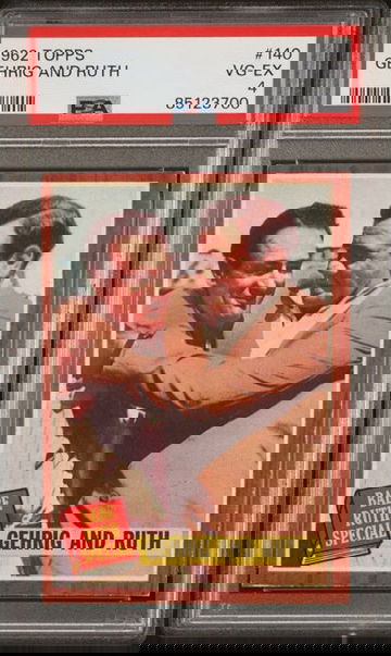 1962 Topps Gehrig And Ruth #140 PSA 4 [BL-2C.34]