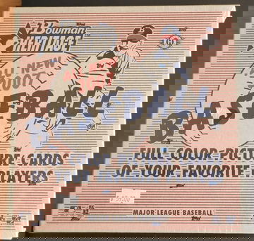 2007 Bowman Heritage Hobby Box 24 Packs 1952 Bowman Justin Verlander Lincecum Ryan Braun RC Small Shrinkwrap Tear Front