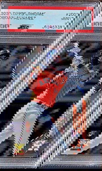 2020 YORDAN ALVAREZ Topps Chrome PSA 9 Rookie RC #200