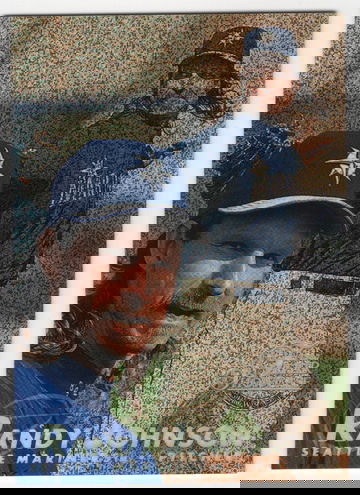 1997 FLAIR SHOWCASE ROW 0 RANDY JOHNSON # 20 HOF