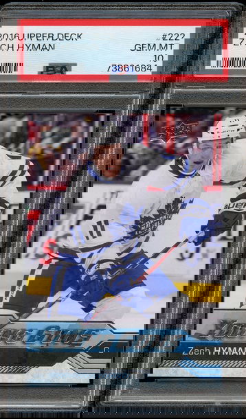 2016 Upper Deck Zach Hyman Young Guns PSA 10