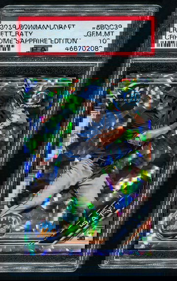 2019 Brett Baty Bowman Sapphire PSA10