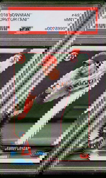 2018 BOWMAN #49 SHOHEI OHTANI PSA 9