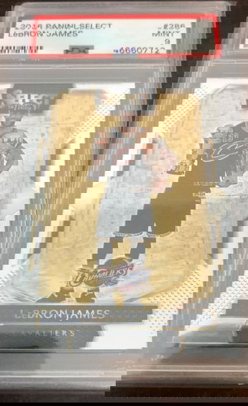 2016 select Lebron james #286 psa 9