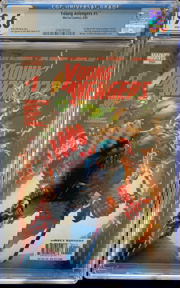 Young Avengers 1 CGC 9.6 first Young Avengers