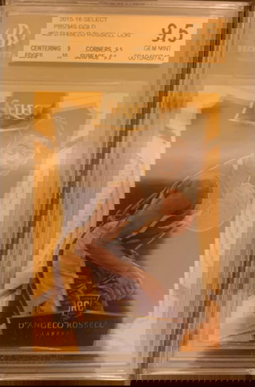 D’Angelo Russell BGS 9.5 Prizm Gold Select RC /10