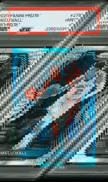 2020 Panini Prizm Hyper Prizm Lamelo Ball #278 PSA 9