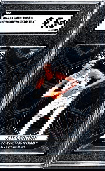 2023-24 Panini Mosaic #282 Victor Wembanyama 6611783 SGC 9.5