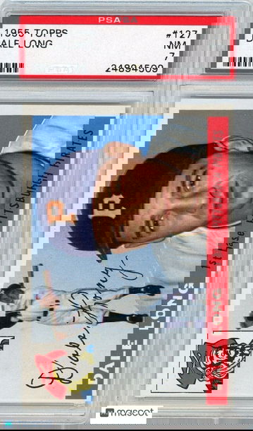 1955 Topps Dale Long #127 PSA 7 P1322