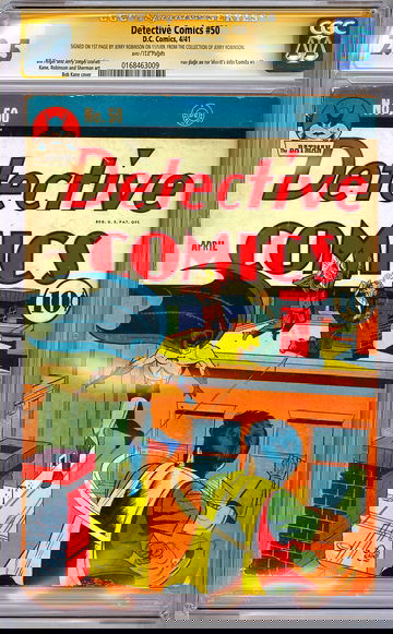 DETECTIVE COMICS #50 CGC-SS 2.5 *CERTIFIED PRIVATE COLLECTION OF JERRY ROBINSON*