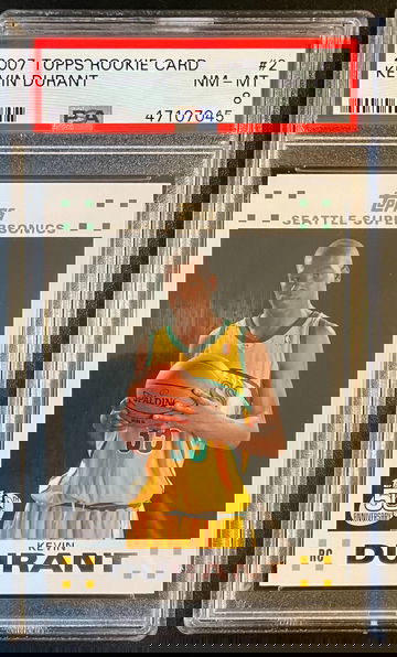 2007-08 Topps Kevin Durant PSA 8