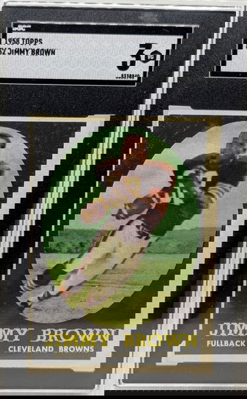 1958 Topps Jim Brown #62 SGC 3 Rookie RC Iconic!