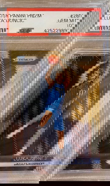 2018 Prizm Luka Doncic PSA 10