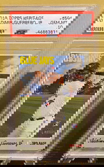 2019 Topps Heritage Vladimir Guerrero Jr. Rookie RC #504 PSA 10