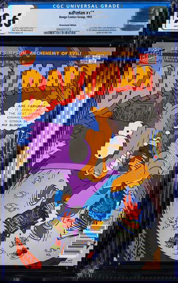  Bartman 1 1993 Bongo Comics Group Newsstand Edition