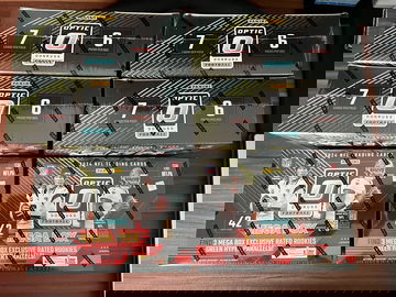 2024 Panini Donruss Optic Football Mega Box (Target) Lot of 6