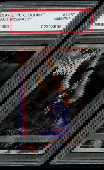 Tracy McGrady 1997-98 Topps Chrome PSA 9 Mint #125