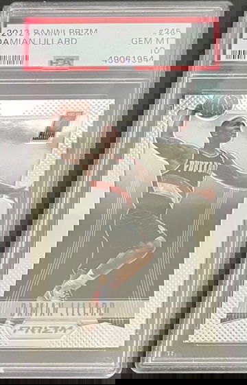 2012-13 Prizm Rookie Damian Lillard PSA 10