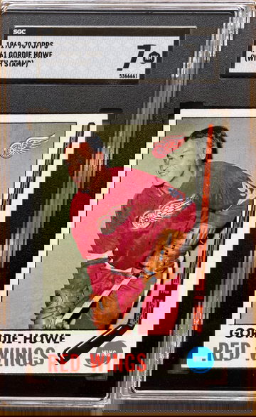 1969-70 Topps Gordie Howe SGC 7 (with stamp)