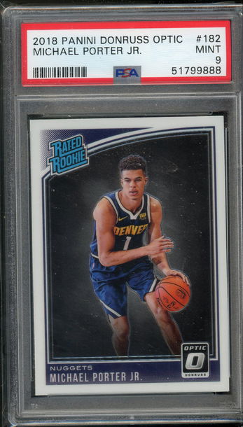 2018 Optic Michael Porter Jr PSA 9
