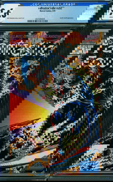 FANTASTIC FOUR #352, CGC 9.6 NM+