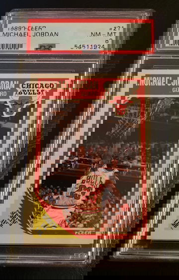 1989 Fleer Michael Jordan PSA 8