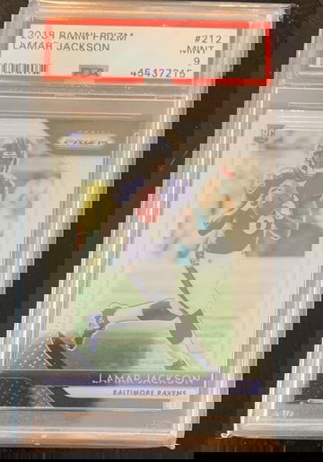2018 Prizm Lamar Jackson PSA 9