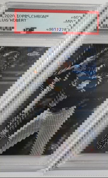 2020 Topps Chrome Luis Robert Rookie PSA 9