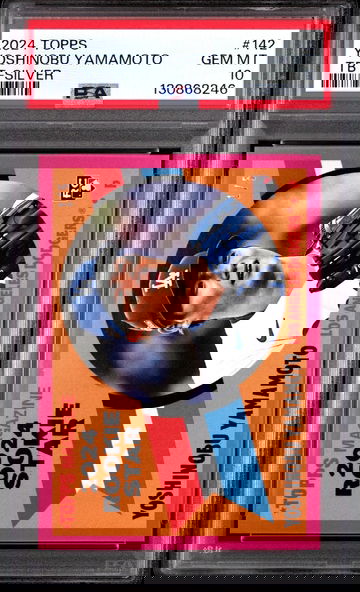 2024 Topps Throwback Thursday Silver /5 Yoshinobu Yamamoto RC