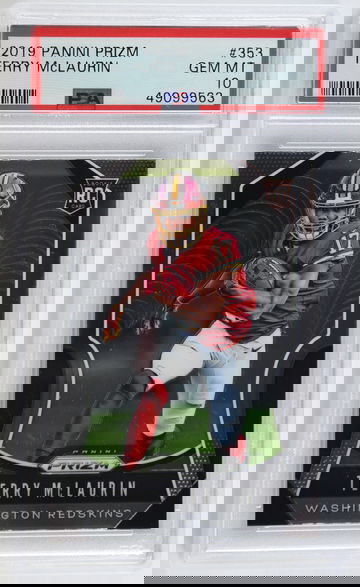 2019 Panini Prizm Terry McLaurin PSA 10 #353