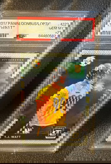 2017 Donruss Optic Tj Watt #122 PSA 10 Gem Mint 