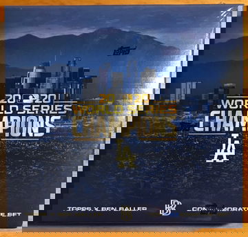 Topps 2020 World Series Champions LA Dodgers X Ben Baller Set