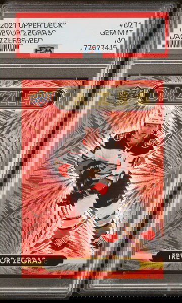 2021 Upper Deck Dazzlers Red Trevor Zegras #DZ1 PSA 10