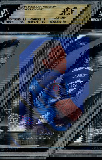 2008 UD Rookie Premiere Chris Johnson Rookie RC BGS 9.5 Gem Mint