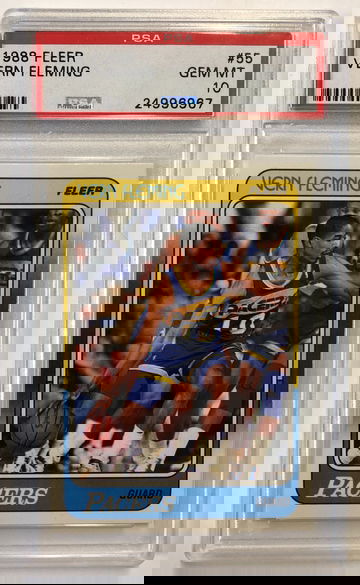 1988 Fleer Vern Fleming PSA 10 #55