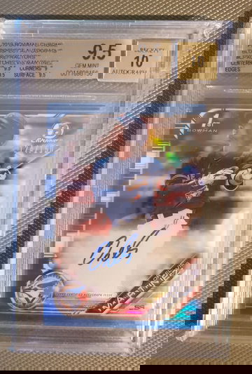 2019 Bowman Orelvis Martinez Blue Auto 