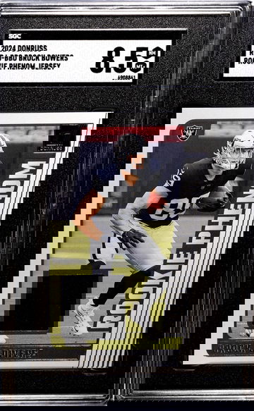 2024 Donruss #RPJ-BBO Brock Bowers Rookie Phenom Jersey SGC 8.5