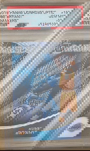 2019 Optic Rainmakers KOBE BRYANT PSA 10