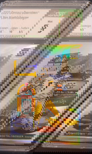2020 Optic # DT-25 Ben Roethlisberger CSG 9 Mint Downtown SSP Strong Subs Steele