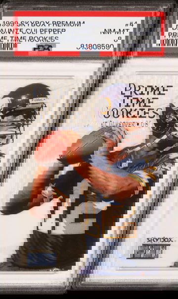 1999 SkyBox Premium Daunte Culpepper Prime Time Rookies #4 PSA 8 [FT-2A.9]