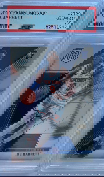 2019 Panini Mosaic RJ Barrett PSA 10
