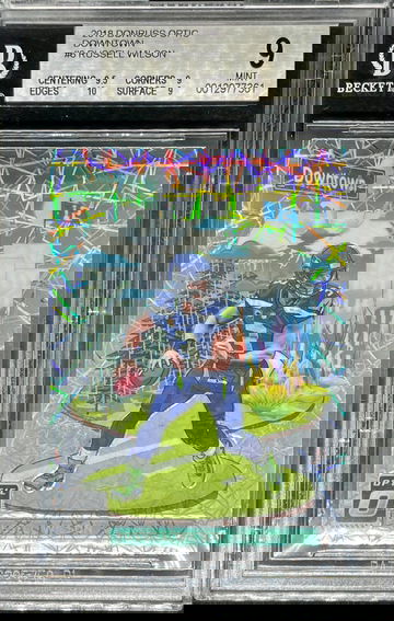 2018 Optic Downtown Russell Wilson BGS 9